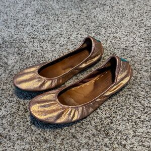 Tieks Rose Gold Glam Women's Flats - Size 9